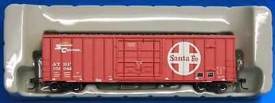 HO Scale - ATHEARN 87424 SANTA FE - AT&SF 50' FMC Plug Door Box Car # 152042 • $29.74