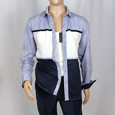 Homem Men Shirt High Quality 100% Linen Italian Style Slim Fit Casual Formal • $59.99