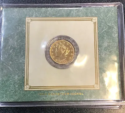 1883 No Cents Gold Racketeer Nickel American Historic Society Encased Packaging • $40