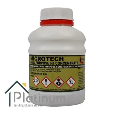 £35.10 • Buy Wykamol MICROTECH DUAL Woodworm & Dry Rot Wood Treatment Concentrate (Makes 25L)