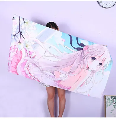 Honma Meiko Anime Cosplay Absorb Water Towel Unisex Bath Towel Gift #12 • $39.99