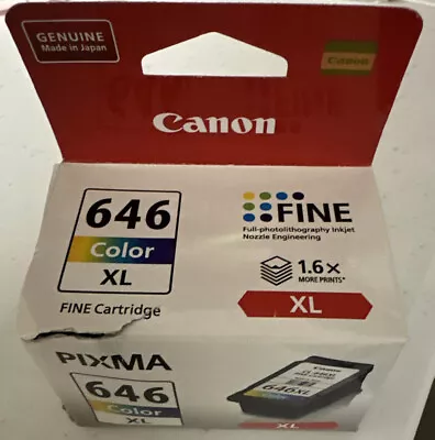 Genuine Canon CL-646XL Ink For PIXMA MG2460 MG2560 MG2960 MG2965 MG3060 MX496 • $30