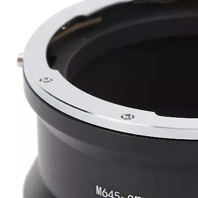 NEWYI M645‑GFX Lens Adaptor Converter Ring For Mamiya M645 Lens To For Fujif RHS • £68.88