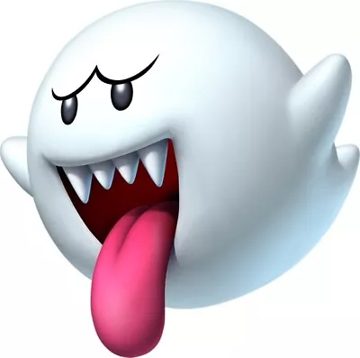 Choose Size - BOO GHOST SUPER MARIO Bros Decal Removable WALL STICKER Decor Art • $16.87