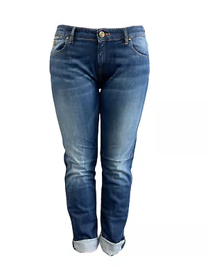 MAISON SCOTCH Women's Blue Low Rise Straight Leg Jeans #704 NWT • $54