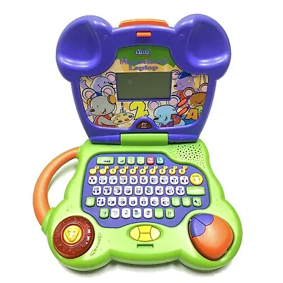 Vtech Little Smart Laptop With Mouse Tested Good (no Ac Adapter) READ G8 • $29.95