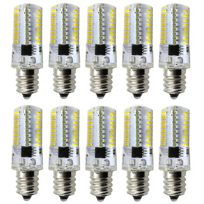 10pcs E12 Candelabra C7 64-3014 LED Bulb Light Lamp Lights Bulbs Warm White 110V • $17.47