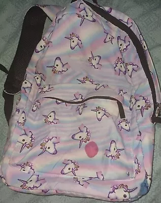 Girls Kindergarten/School Backpack Nappy Bag -Unicorn  Purple Blue Cute Gift GUC • $4