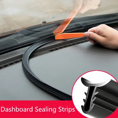 Car Dashboard Windshield Gap Rubber Noise Insulation Seal Strip Auto Accessories • $7.59