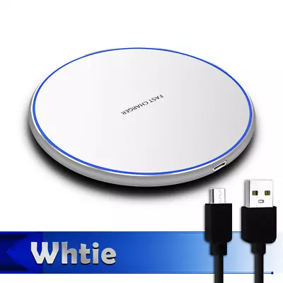 Wireless Charger Fast Charging Pad For IPhone 15 14 13 12 Pro Max Samsung Xiaomi • $8.89