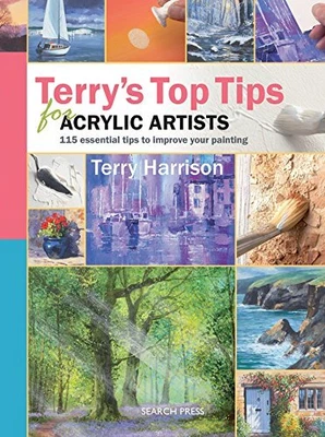 £2.68 • Buy Terry's Top Tips For Acrylic Artists By Terry Harrison Spiral Bound Book The