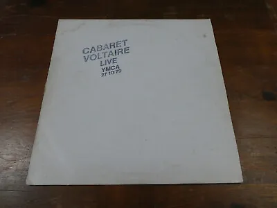 Cabaret Voltaire - Live At The Y.M.C.A. 27.10.79 UK 1st Pressing • £15