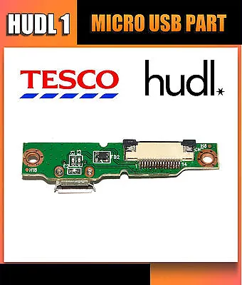 Tesco HUDL 1 Micro USB DC Jack Charging Socket Port Plug Connector PORT HUDDLE 1 • £2.95