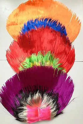 $7.99 • Buy Multi Color Mohawk Hair Wig Punk Rocker Hairstyle Halloween Costume Party Rock