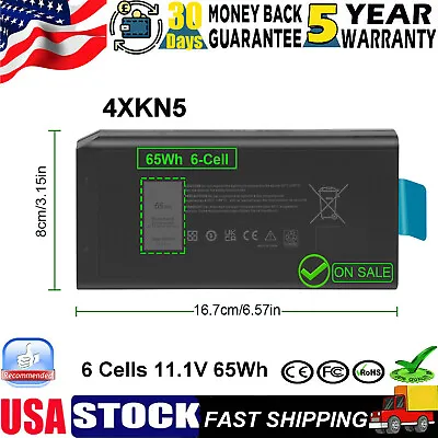 65WH XRJDF 4XKN5 CJ2K1 XN4KN Battery For Dell Latitude 5404 5414 7414 7404 E5404 • $19.99