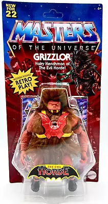 Mattel Masters Of The Universe Grizzlor Figure Hairy The Hechman Evil Horde MOTU • $49.99