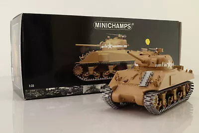 Minichamps 350 040001; 1942 Sherman M4A3; Tank US Army; Tan; Excellent Boxed • £74.99