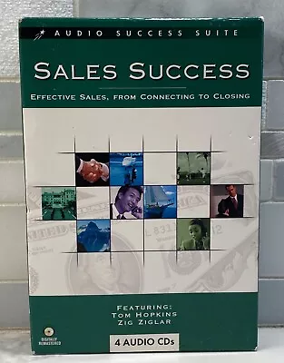 Sales Success Motivational Sales Training 4 AUDIO CDs From Connecting To Closing • $10.99