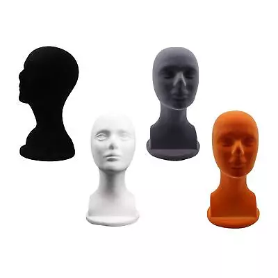Female Mannequin Stand Round Base Decorative Wear Resistant Model Head For Shop • £8.44