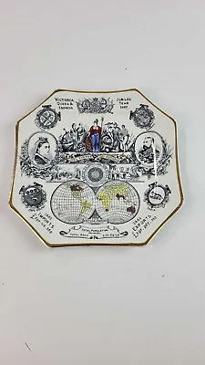 Victoria Queen And Empress Jubilee Plate 1887 • $50