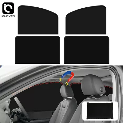 4x Car Sun Shade Side Window Magnetic Blackout Curtain Visor Cover Screen Auto • $13.99