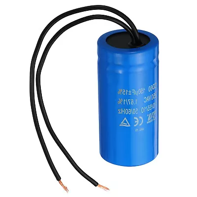 Motor CD60 Run Capacitor 150uF 250VAC 2 Wires 50/60Hz For Air Compressor Motor • $13.91