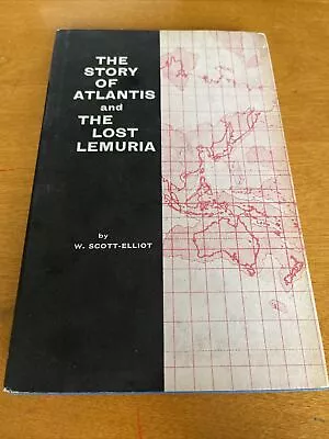 The Story Of Atlantis And The Lost Lemuria By W Scott Elliot 1968 Hardcover Maps • $59.95