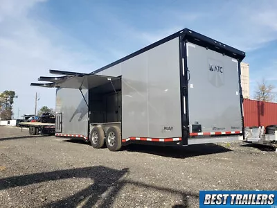 2024 ATC RoM500 Blackout Carhauler Enclosed Aluminum Race Ready Trailer 28 Ft • $39995