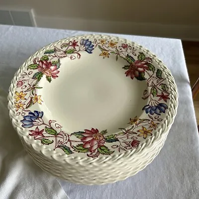 VERNON KILNS CALIFORNIA USA 10 1/2  Dinner Plate Dolores Hand Painted • $10