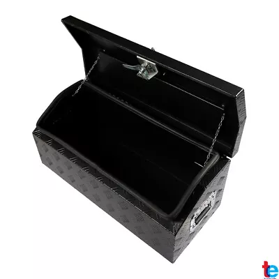 30  Black Aluminum Diamond Plated Tool Box Trailer FreightlIner Truck Storage • $115.65