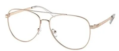 MICHAEL KORS MK3054B 1108 Bright Rose Gold Demo Lens 56 Mm Women's Eyeglasses • $49.95