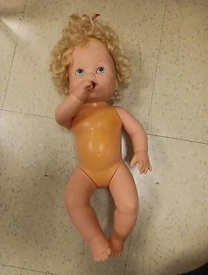 Vintage Baby Alive Doll 1990 Sucks Thumb And Bottle Not Included.  • $38