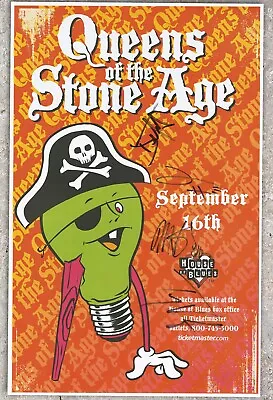 Queens Of The Stone Age Autographed Concert Poster 2007 Dean Fertita +3 • $46