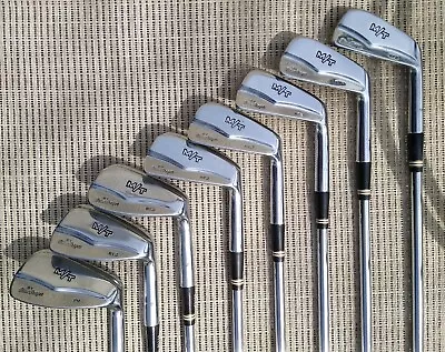 Vintage MacGregor M/T RT2 Iron Set 2 4-10 Right Hand Tourney Steel Shaft 8 Club • $79.95