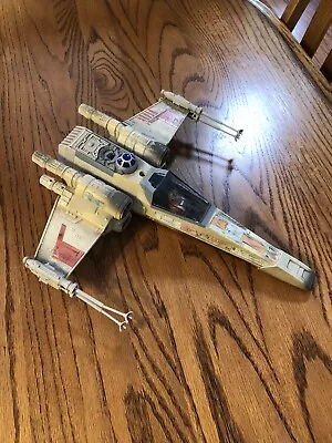 Star Wars Battle X-Wing Fighter R2D2/Luke Skywalk Tonka 1995 NEAR Complete • $40