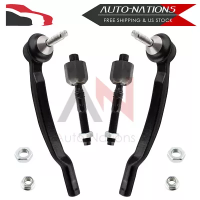 4 Pieces Steering Tie Rod Ends Kit ES800857 For Volvo XC70 XC90 • $39.80