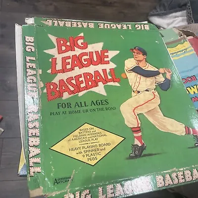 Vintage 1950's BIG LEAGUE BASEBALL Game SAALFIELD #7538 • $19.99