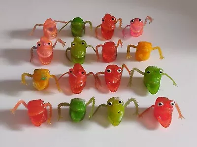 Lot Of 16 Vintage 1980's Monster Finger Jiggler Rubber Puppets Toys • $49.99