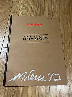 MICHAEL GIRA Eight Stories Book W/ The Somniloquist CD Unplayed Lim 1000 SWANS • $73.43