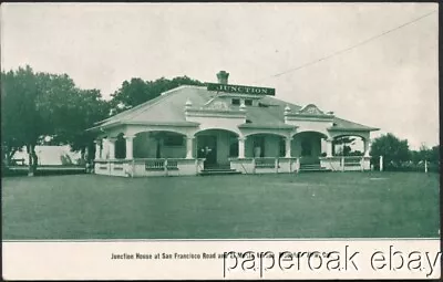 Ca1915 Junction House In  Mountain View. California Postcard • $24.99