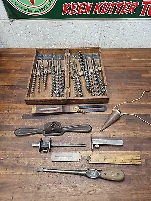 K18- Vintage Woodworking Tools & Parts- Stanley Tools Auger Bits Etc • $26