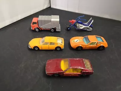 B103-matchbox Superfast Lot Of Five Models Inc Chopper Bike • £6.99