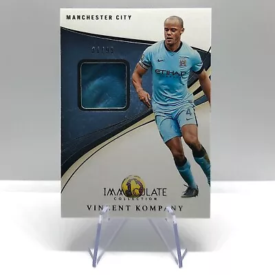 Man City 2020 Panini Immaculate Relic Vincent Kompany MATCHWORN BOOT PATCH 31/99 • £39.99