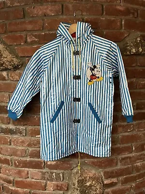 Vintage 90s Disney Mickey Mouse Raincoat Jacket Kids Size L 6/7 Mickey & Co • $87.50