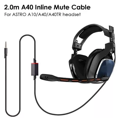 Cord Headphone Cable Microphone Cable For Logitech Astro|Xbox One |PS4 • $16.73