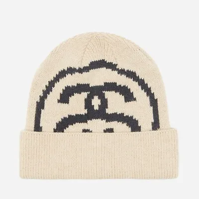 £35 • Buy Stussy Big Link Cuff BeanieNatural One Size Hat