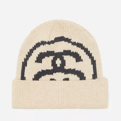 £35 • Buy Stussy Big Link Cuff BeanieNatural One Size Hat