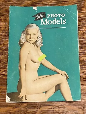1940 GALE'S ARTISTS' ANNUAL No. 1 Model Photo Men’s Magazine SCARCE RARE 1940s • $149.99