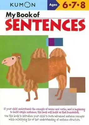 My Book Of Sentences - Paperback By Kumon Publishing - GOOD • $5.24