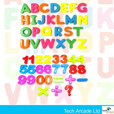 £2.79 • Buy Large Magnetic Letters Alphabet & Numbers Fridge Magnets Toys Kids Learning Tool